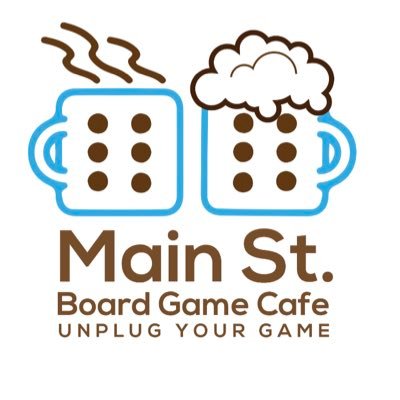 Main St Board Game Cafe Clickable Logo