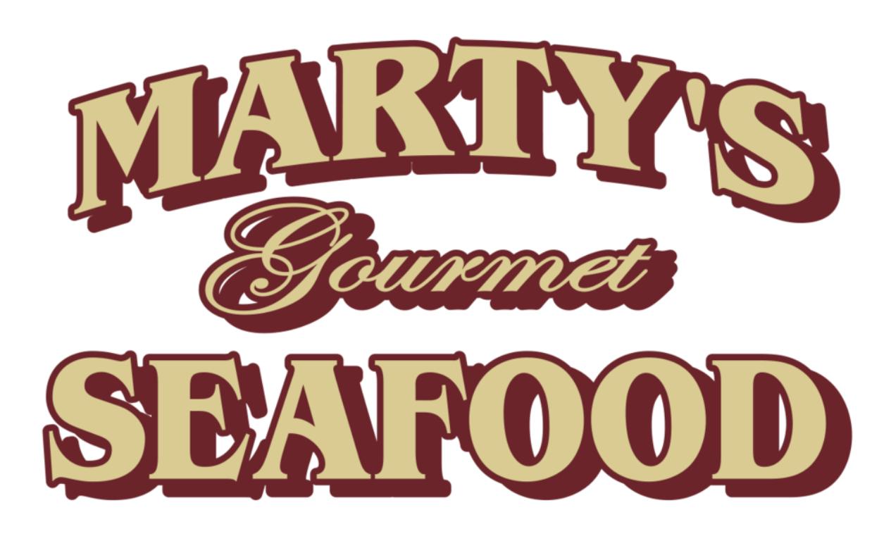 Marty's Gourmet Seafood Logo