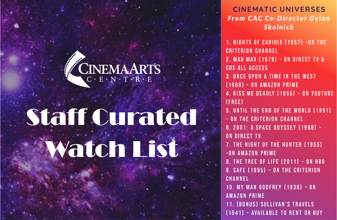 Staff Curated Watch List