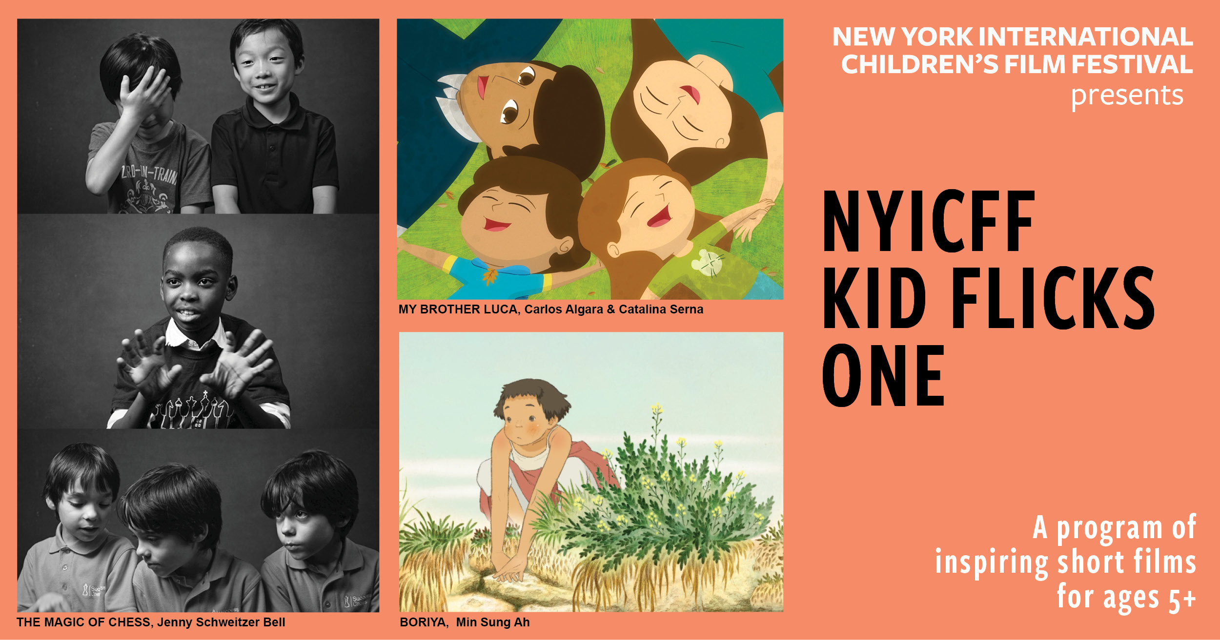 KID FLICKS ONE! - New York International Children's Film Festival - virtual  screenings - Cinema Arts Centre