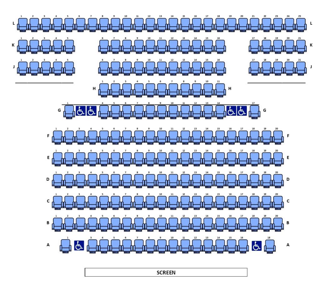 Movie Theater Seating Chart
